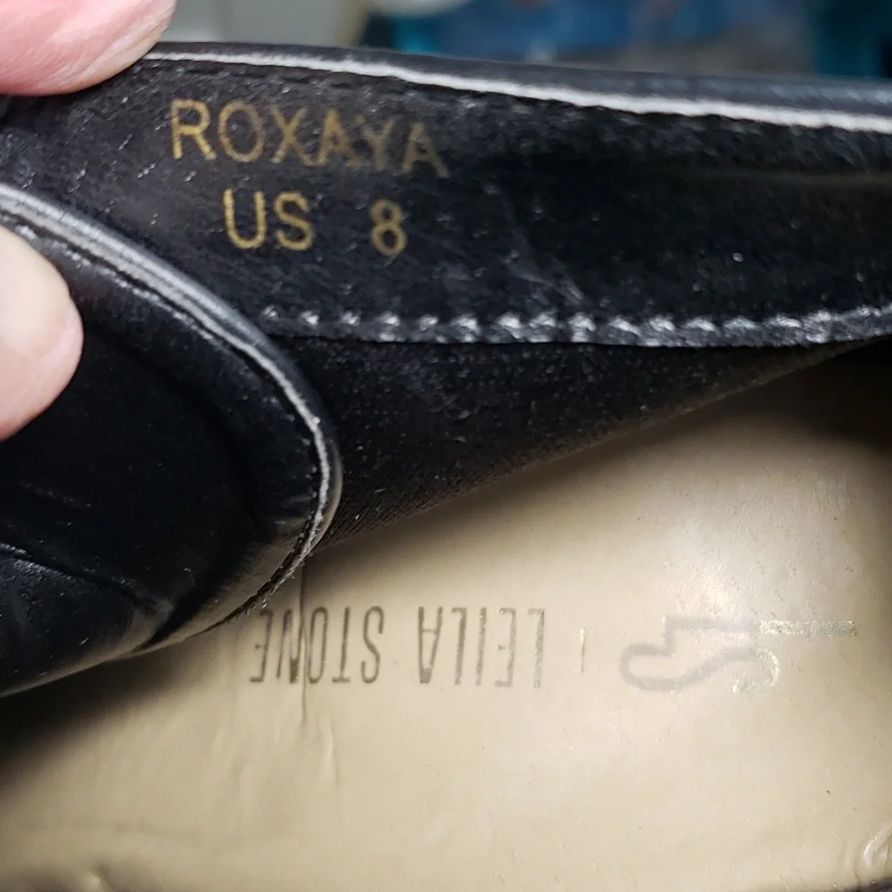 LEILA STONE black high shoes - Picture 14 of 15